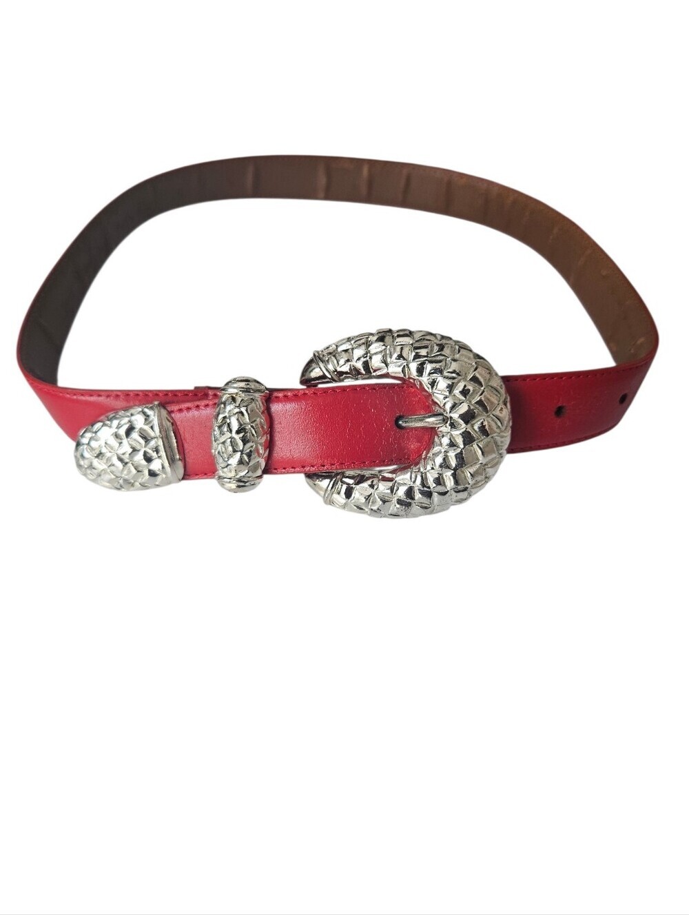 Vintage Silver Buckle Belt Women S
